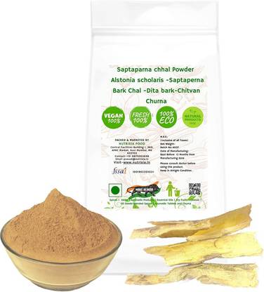 Nutrixia food Saptaparna chhal Bark Powder- Alstonia scholaris -Saptaperna Bark Chal Churna -Dita bark-Chitvan 50 Gms