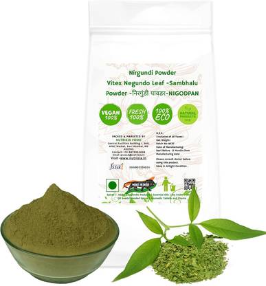 Nutrixia food Nirgundi Powder Vitex Negundo Leaf -Sambhalu Powder -निरगुंडी पावडर-NIGODPAN 1Kg