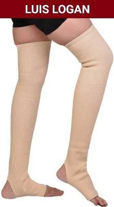 लुइस लोगन Varicose vein Stocking Circulation Compression Socks (Beige,S) नी सपोर्ट