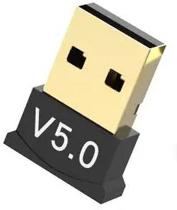 Dilurban Bluetooth USB Dongle V5.0 USB Receiver Audio Dongle Wireless USB Adapter for Computer PC Laptop USB Adapter