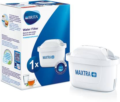 BRITA MAXTRA+ German Engineered Water Filter Refill Cartridge, Compatible with Water Filter Jugs, Powerful Filtration with MicroFlow Technology, Improves Taste of Water, Pack of 1 Media Filter Cartridge