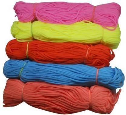 CIKONZA Macrame Cord /threads set of 5 colour 4mm 5o mtr each cord
