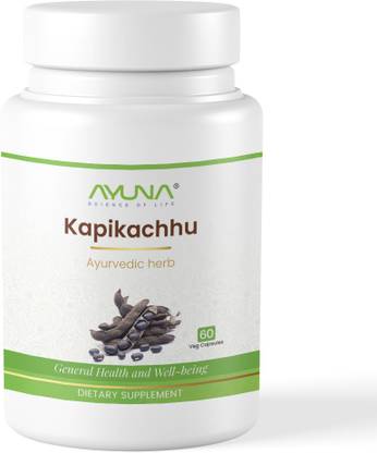 AYUNA Kapikachhu (Mucuna Pruriens) 60 Veg capsules