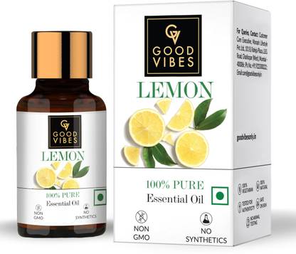 GOOD VIBES 100% Pure Lemon Essential Oil (10 ml)