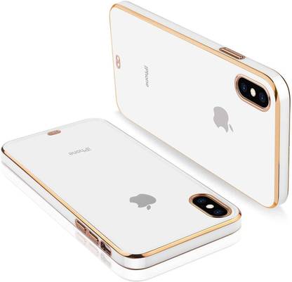Aviaaz Back Cover for Iphone X / Iphone Xs Ultra Hybrid Chrome Case Back Transparent Anti-Slip Mobile Cover