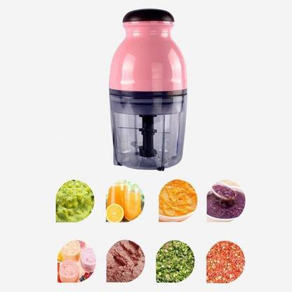 SKYZONE Multi Functional Mini Smoothie Blender Electric Juicer Machine Food Processor Baby Food Portable Meat Blender Electric Vegetable & Fruit Grater & Slicer