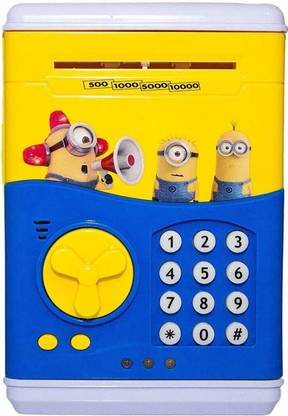 3 Jokers Piggy Bank (Mini ATM) with Password Box Coin Bank