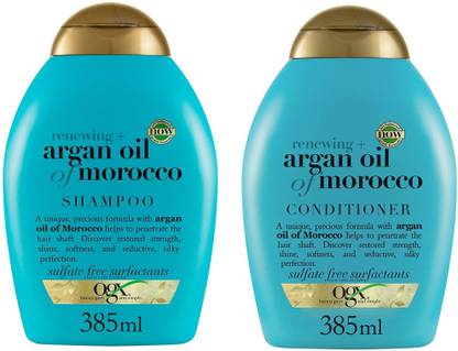 ogx Moroccan Argan Oil Shampoo + Conditioner Combo Pack(385ml x 2)