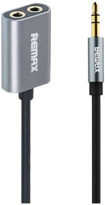 Remaxa AUX Cable 0.3 m 3.5mm Audio Splitter Adapter 30 cm Cable Support Earphone and Microphone-RL-S20