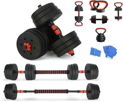 IRIS Fitness 7-in-1 Multifunctional Free Weights Dumbbells Set Adjustable Dumbbell