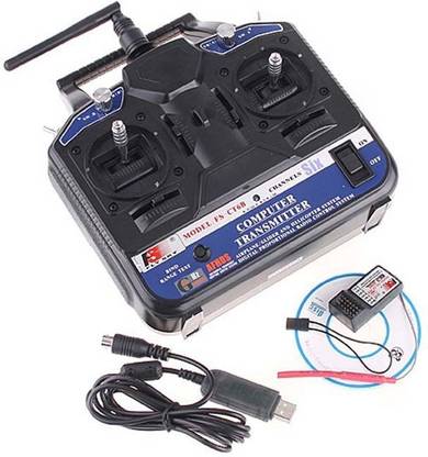 SunRobotics FlySky 2.4g Ct6b 6-channel Transmitter And Receiver RC Remote Game Electronic Hobby Kit