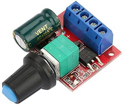 ERHIndia 5V-28V 24v 5 amp PWM DC Motor Speed Switch Controller Volt Regulator LED Dimmer Tool Adjustable Speed Regulator Power Supply Electronic Hobby Kit