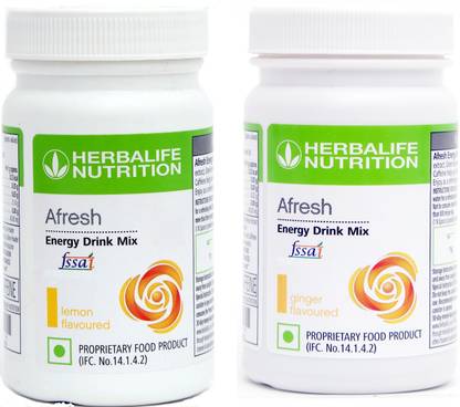 Herbalife Nutrition AFRESH LEMON+GINGER COMBO Energy Drink