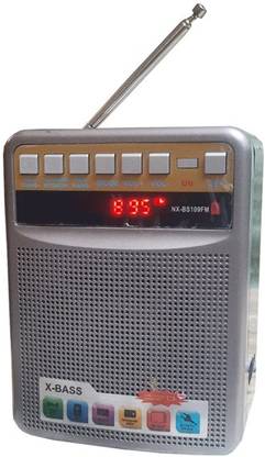 BeerTech NX-BS109FM Bluetooth Multimedia Music Player with Digital Display AC/DC FM Radio