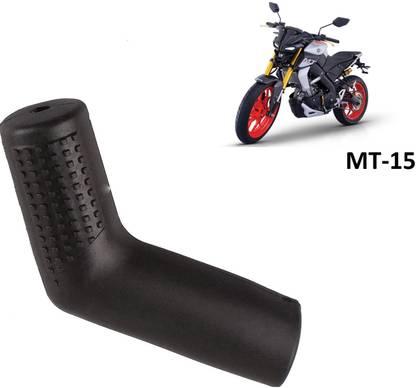 Znee Smart ZS-15 Imported Motorcycle Rubber Gear Shiftier Sock Boot and Shoe Protector Shift Cover for Yamaha MT-15 Bikes (Pack of 1, Black Gear Shift Collar