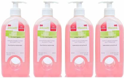 3M Avagard CHG Handrub with Dispenser Pump (500 ml) Ethyl IP 70% v/v Hand Rub Pump Dispenser