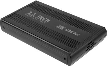 REC Trade Portable 3.5" USB 2.0 External SATA HDD Hard Drive Disk Enclosure Case Box 3.5 inch Shock Resistant External Hard Drive Enclosure