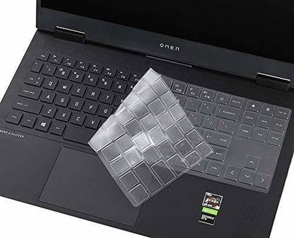 E-CHOICE Kebord Cover 15.6 Clear for HP OMEN 15.6" 15-en0013dx en0023dx en0029nr 15-ek0013dx ek0023dx ek0019nr, HP OMEN 15.6 Gaming Laptop, Ultra Thin TPU Protector Keyboard Skin
