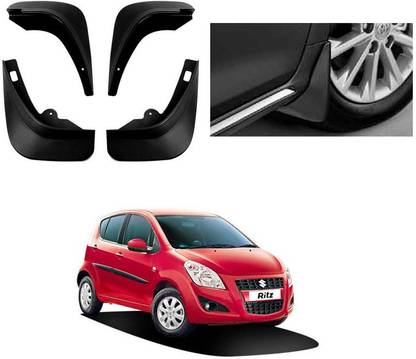 CARSONIFY Front Mud Guard, Rear Mud Guard For Maruti Ritz NA