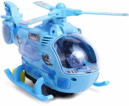 mega shine Battery Operated Helicopter Toy with Colorful Lights and Sounds for Kids