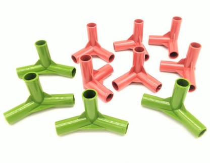 ERetailMart Kids Play Tent House Frame Spare Part - Angular Corner Socket Jointers Bends