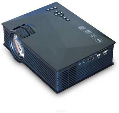 AMPLOX UY-46 Wireless Display ( Airplay and MiraCast ) Connect HDMI , USB ,SD ,AV and VGA 1800 lm LED WiFi (1800 lm) Portable Projector