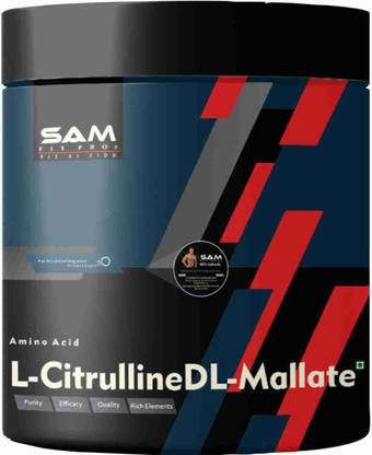 SAMFIT PRO L Citrulline DL- Malate to Enhance Muscle Pump, Sustain Longer Workouts Whey Protein