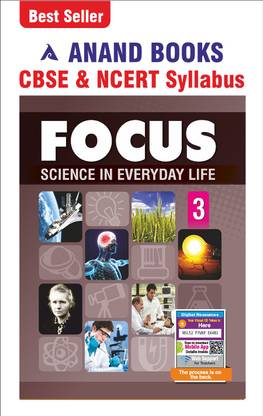 Anand Books Focus-3 A Science Coursebook For Class 3rd (CBSE & NCERT Syllabus U.P. Board)