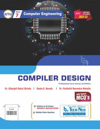 Compiler Design For GTU Sem 7 Computer ( Syllabus Code : 3170701 )