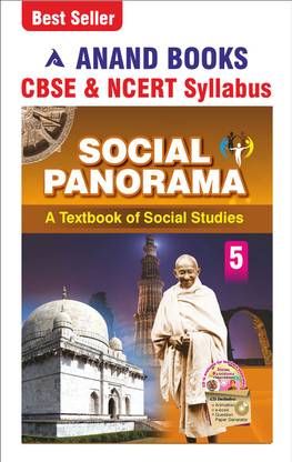 Anand Books Social Panorama-5 Social Studies Textbook For Class 5th (CBSE & NCERT Syllabus U.P. Board