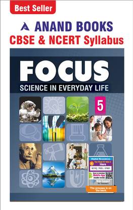 Anand Books Focus-5 A Science Coursebook For Class 5th (CBSE & NCERT Syllabus U.P. Board)