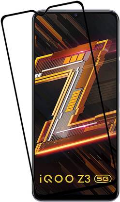 LIKEDESIGN Edge To Edge Tempered Glass for Vivo IQOO Z3, Vivo iqoo Z3, Vivo iq00 Z3, Vivo iqoo Z3, Vivo IQ00 Z3