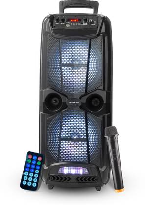 Gizmore GIZ WHEELZ T1501N Portable Party Speaker 2000W P.M.P.O with Wireless Mic Input. 20 W Bluetooth Home Theatre