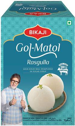 Bikaji Gol-Matol Rasgulla 1.25 Kg Box