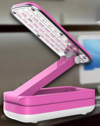 iDOLESHOP Portable Eye Protection Led Desk Lamp - Foldable & Rechargeable With 32 High Bright Big SMD Study Lamp