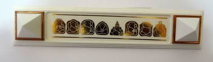 JITEN ASHTA GANESHA (FORTUNE PLATE) Plastic Yantra