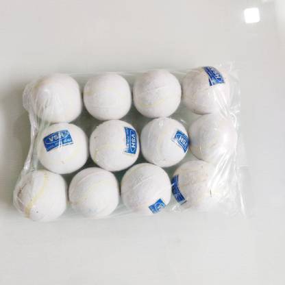 RJ Gallery White Tennis cricket Ball set of 12 Tennis Ball