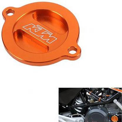 acube mart CNC Aluminum Engine Filter Cover Cap for KTM Duke 125/200/390 Bike Engine Guard