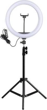 Wrapo 10 Inch Ring Light with 63" Extendable Tripod Stand & 1 Phone Holders, 10 Color Temperature 10 Brightness Remote & Selfie Ring Light for Live Stream/Makeup/YouTube Video/TikTok Tripod Kit