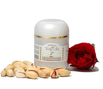 Valeda Herbal PISTACIA FOUNDATION CREAM - TO GET IDEAL MAKE UP FOUNDATION Foundation