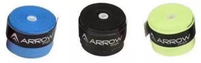 ArrowMax PROFESSIONAL BADMINTON GRIPS DOTTED RACKET TAPE / RACQUET GRIPS-3 PC Super Tacky