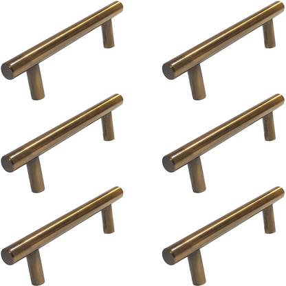 ATLANTIC Cabinet Handle Pull Stainless Steel Antique Finish for Kitchen and All Types Wooden Furniture Doors , Total Length: 8 inches, Hole to Hole - 160 MM,Pack of 6 PCS Stainless Steel Cabinet/Drawer Handle