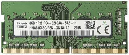 Sk Hynix PC4-3200AA ,1RX8 DDR4 8 GB (Single Channel) Laptop (HMA81GS6CJR8N-XN)