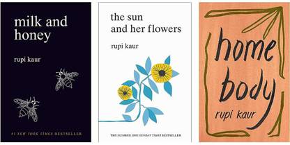 Milk And Honey + The Sun And Her Flowers + Home Body (Combo Of 3 Books) (English, Paperback, Rupi Kaur)