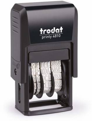Trodat 4810 Self Inking Printy Dater Stamp PRI INK DATE STAMP
