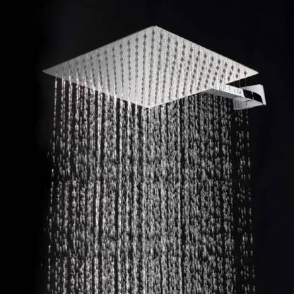 H2 PLUS 12 Inch (12X12) Over Head Rain Shower with 18inch shower arm Shower Head
