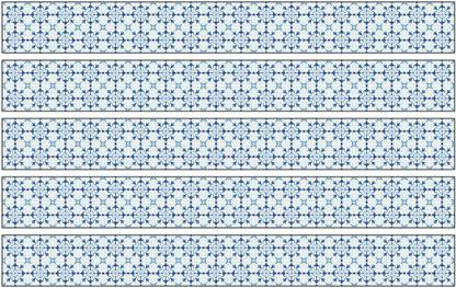Psychedelic Collection 91.44 cm Roll Self Adhesive Wall Tile Stickers Decorative Items for Home Living Room Bedroom Kitchen Stylish Walls Floor, Vinyl Oil Proof & Waterproof New Design Self Adhesive Sticker