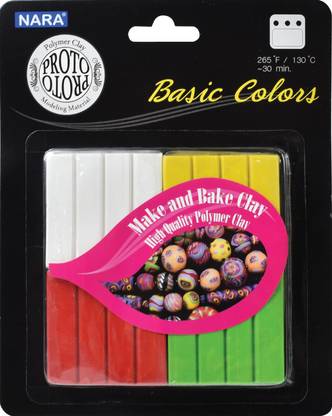 NARA Polymer Clay Combo - Set of 4 - 1 Art Clay