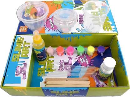 Annie Slime Art Making Kit, Large Size_Make Your Own Slime at Home, Fun Learning Activity Game, Non-Toxic Toy
