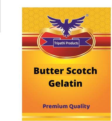 Tripathi Products Pack of 1 Butter Scotch flavoured 100gm Gelatin Powder